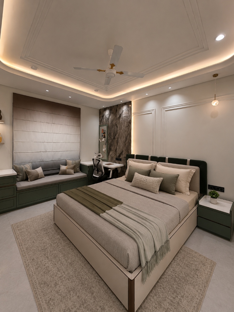 BED & LIGHTING